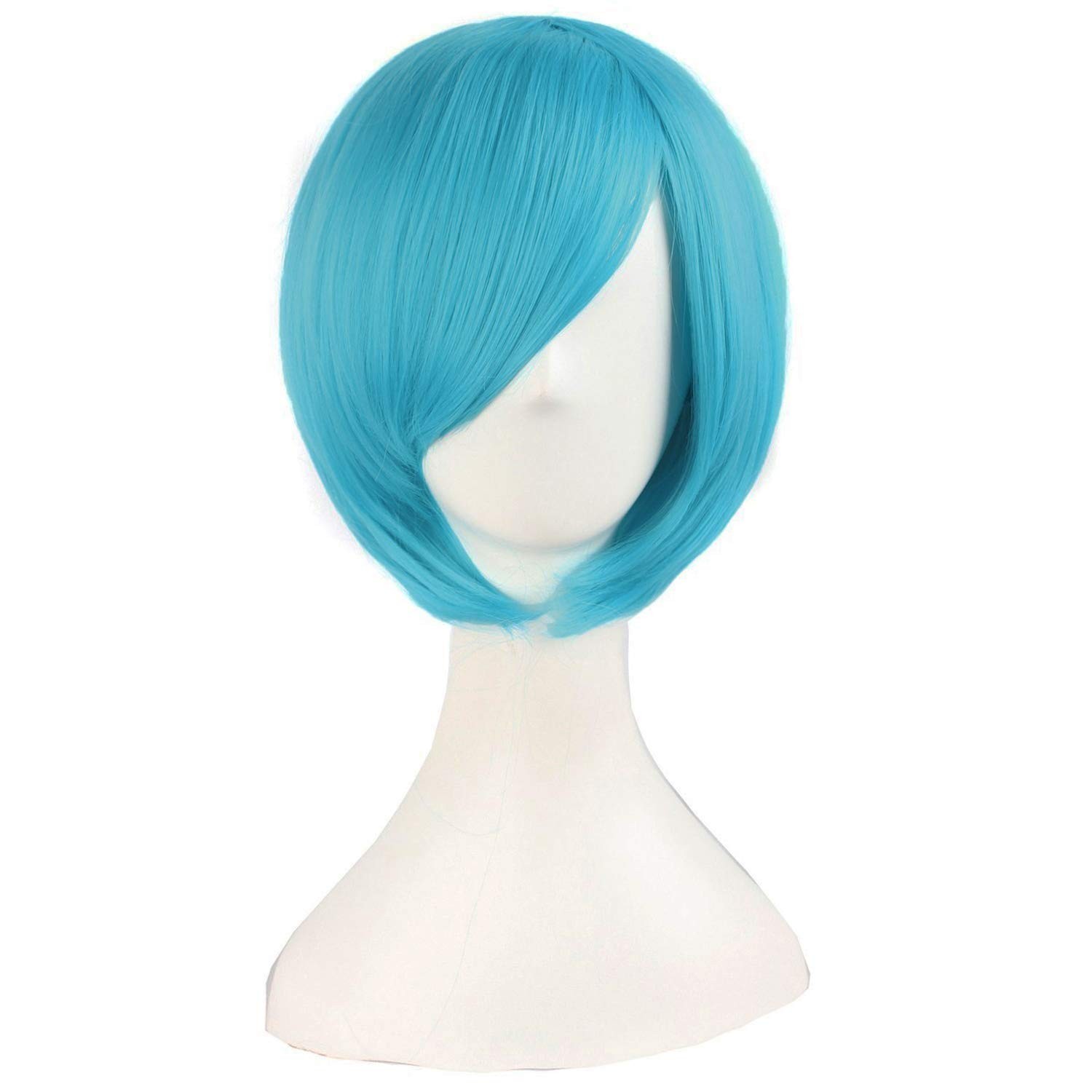 47″/120cm Fashion Long Straight wig Cosplay wig (Cyan Blue)