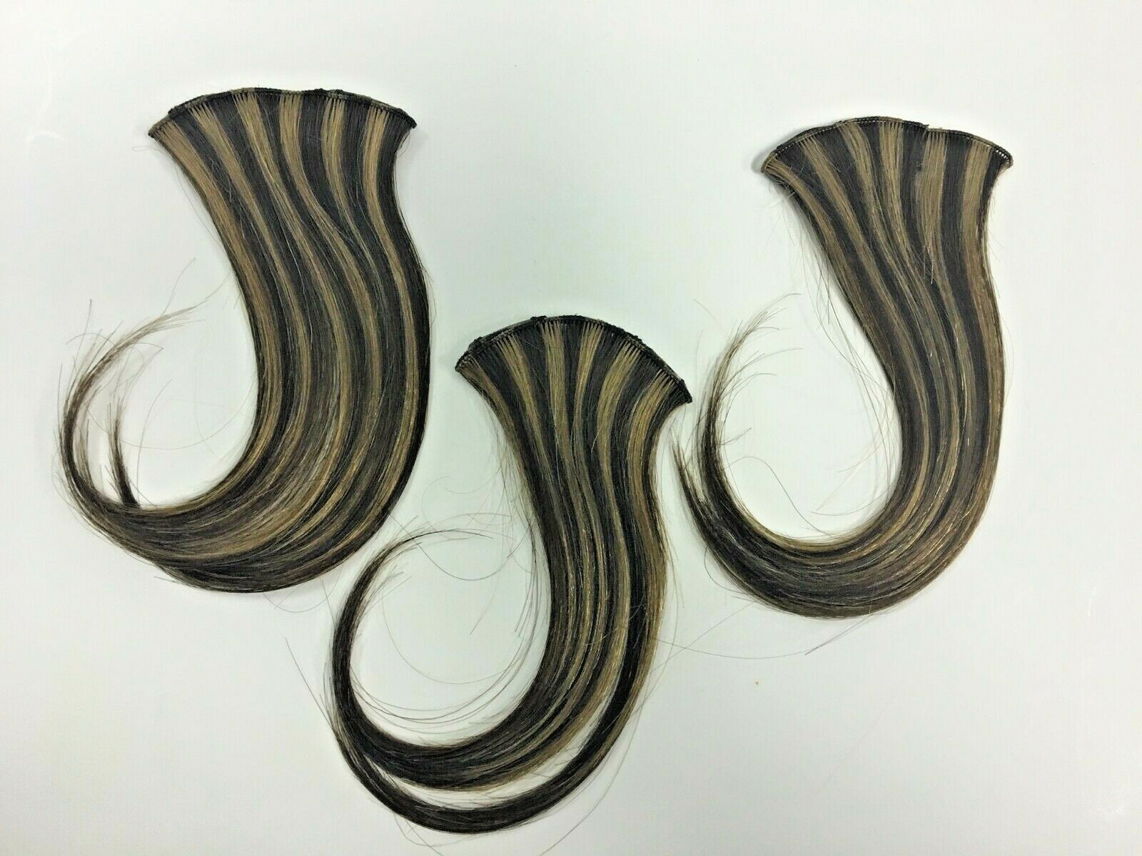 Hair Extension Weft 100% Human Hair 3pcs 6″ Balmain DoubleHair