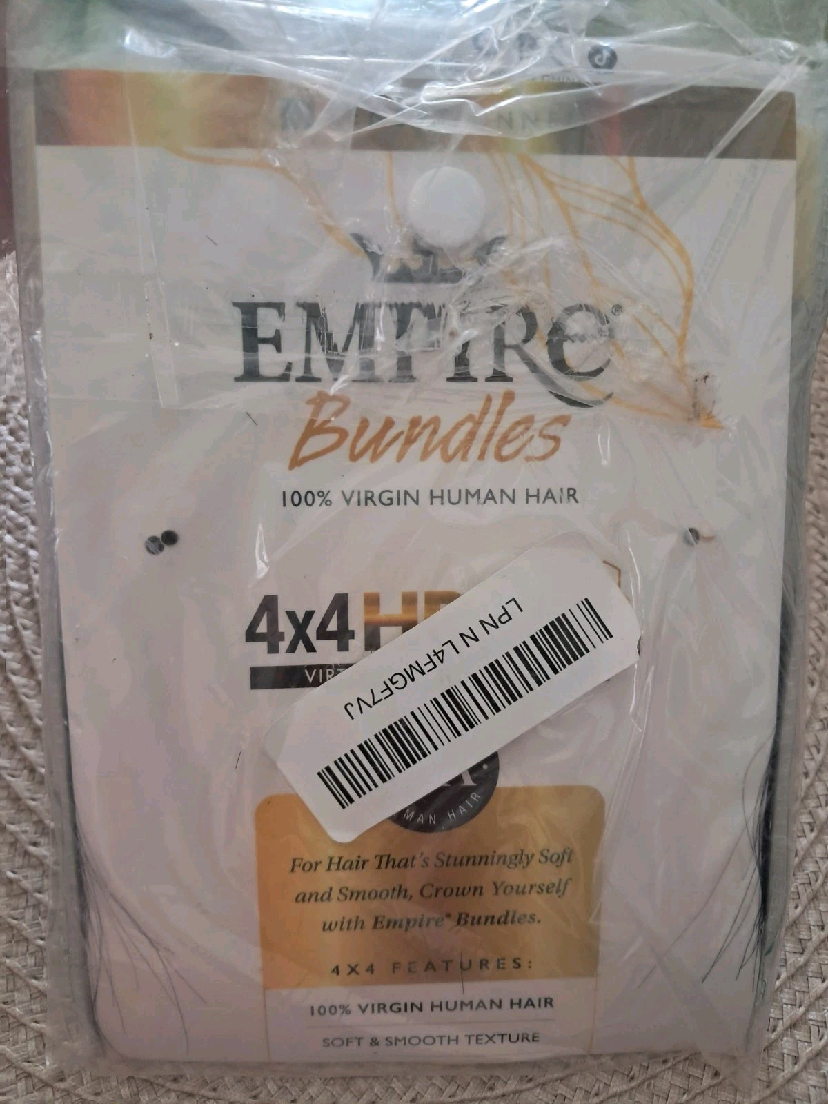 Sensationnel Empire bundle 4×4 closure – straight HD lace 10 Inches Empire Bundl