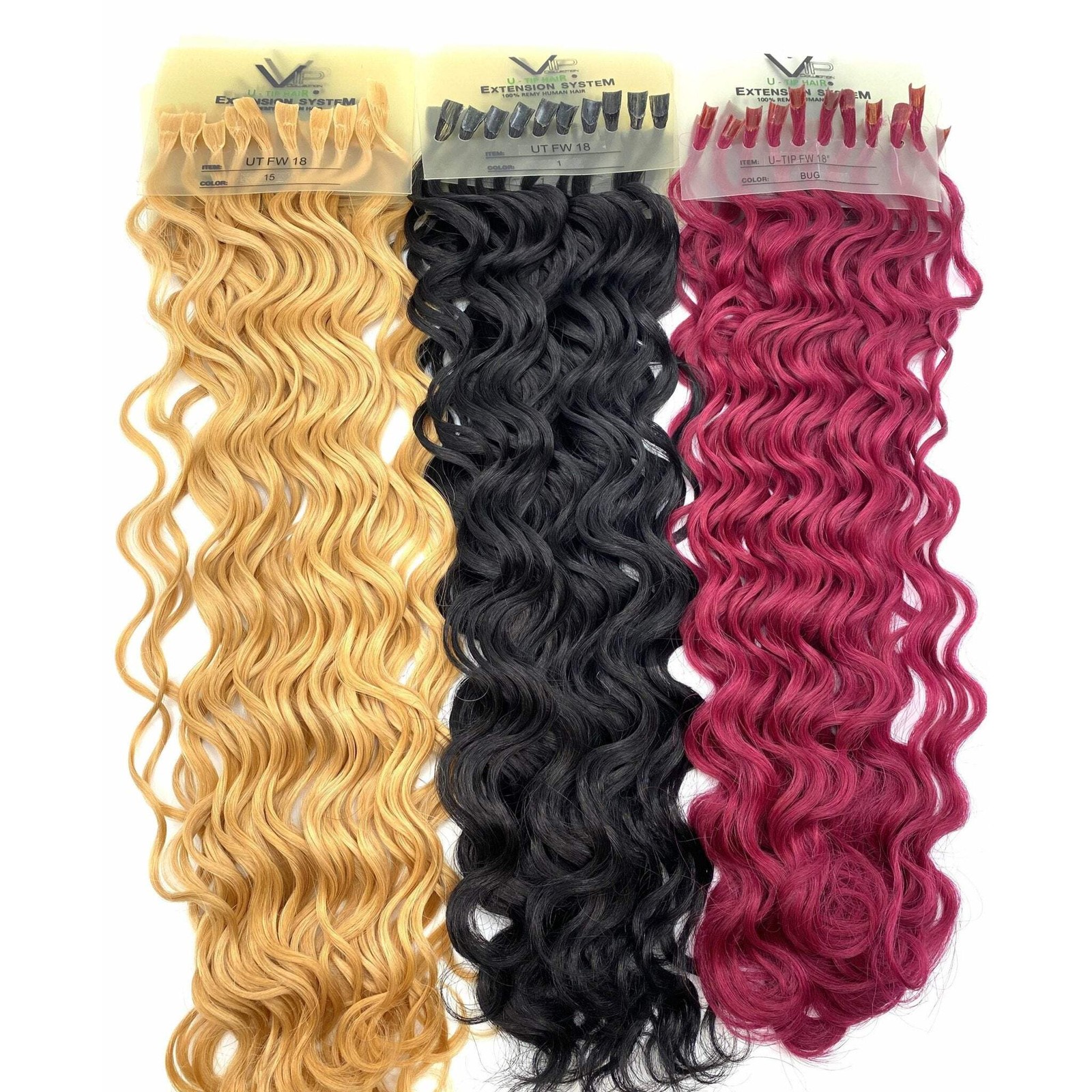 VIP U-Tip System / Curly 18″