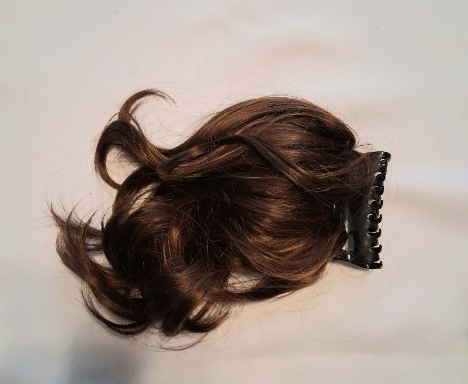 Jaw Claw Ponytail Clip In Medium Dark Brown Mix 10″