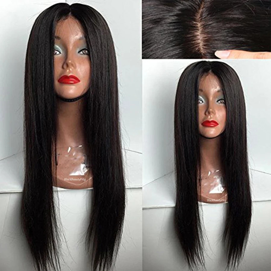 Silky Straight 5×5 Silk Base Full Lace Wig Peruvian Human Hair Silk Top Full Wig