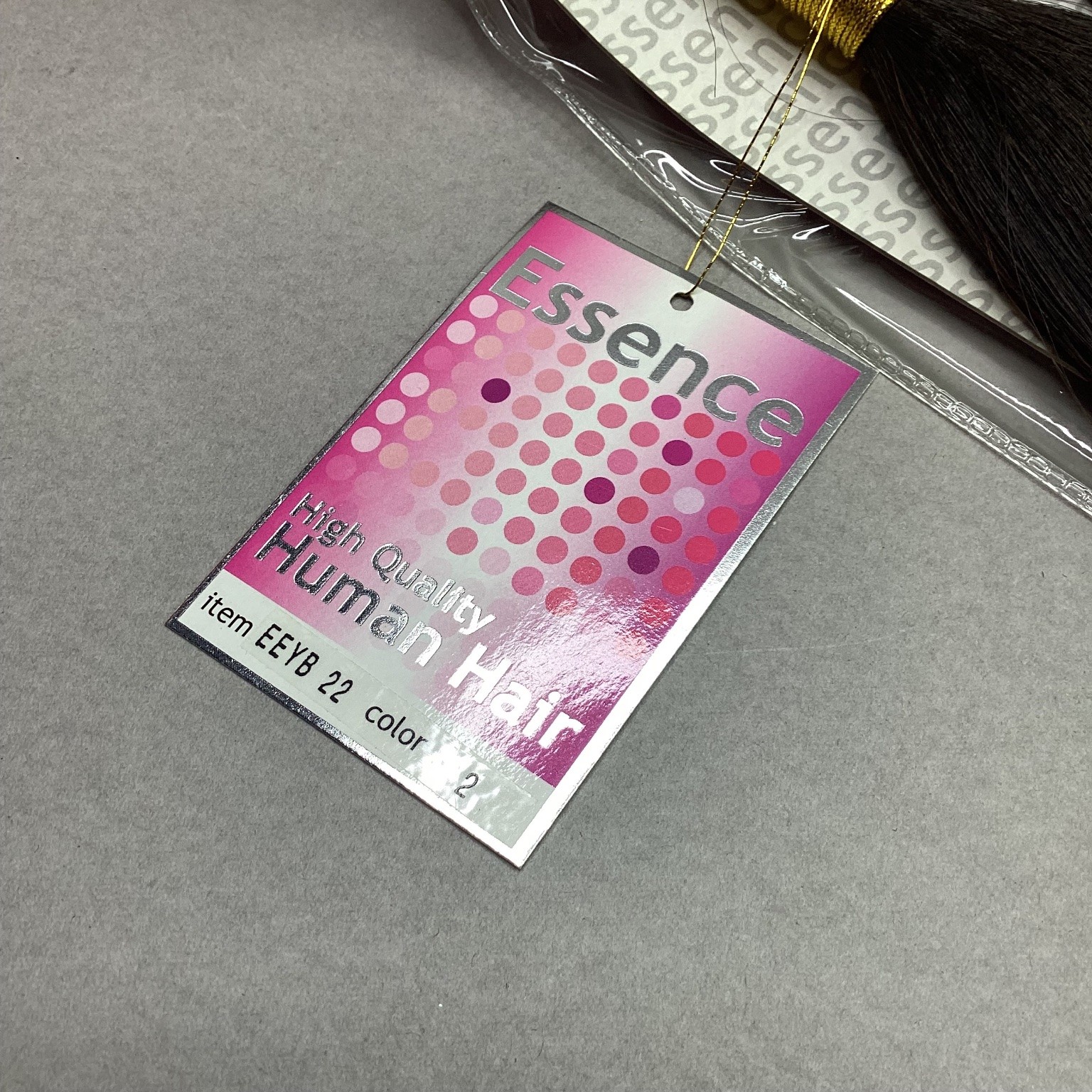 Essence High Quality Human Hair Extensions Bulk Color 2 EE YB 22