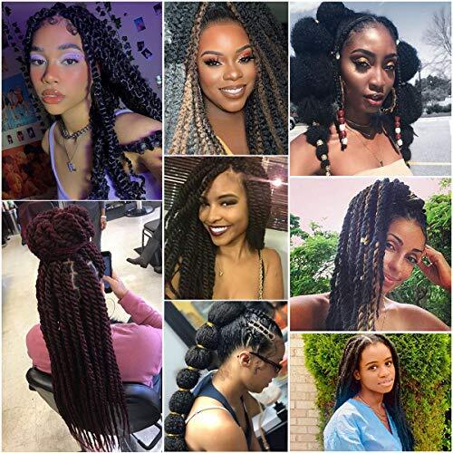 3 Packs Marley Twists Hair Long Twist Afro Kinky 18 Inch (Pack of 3) #4