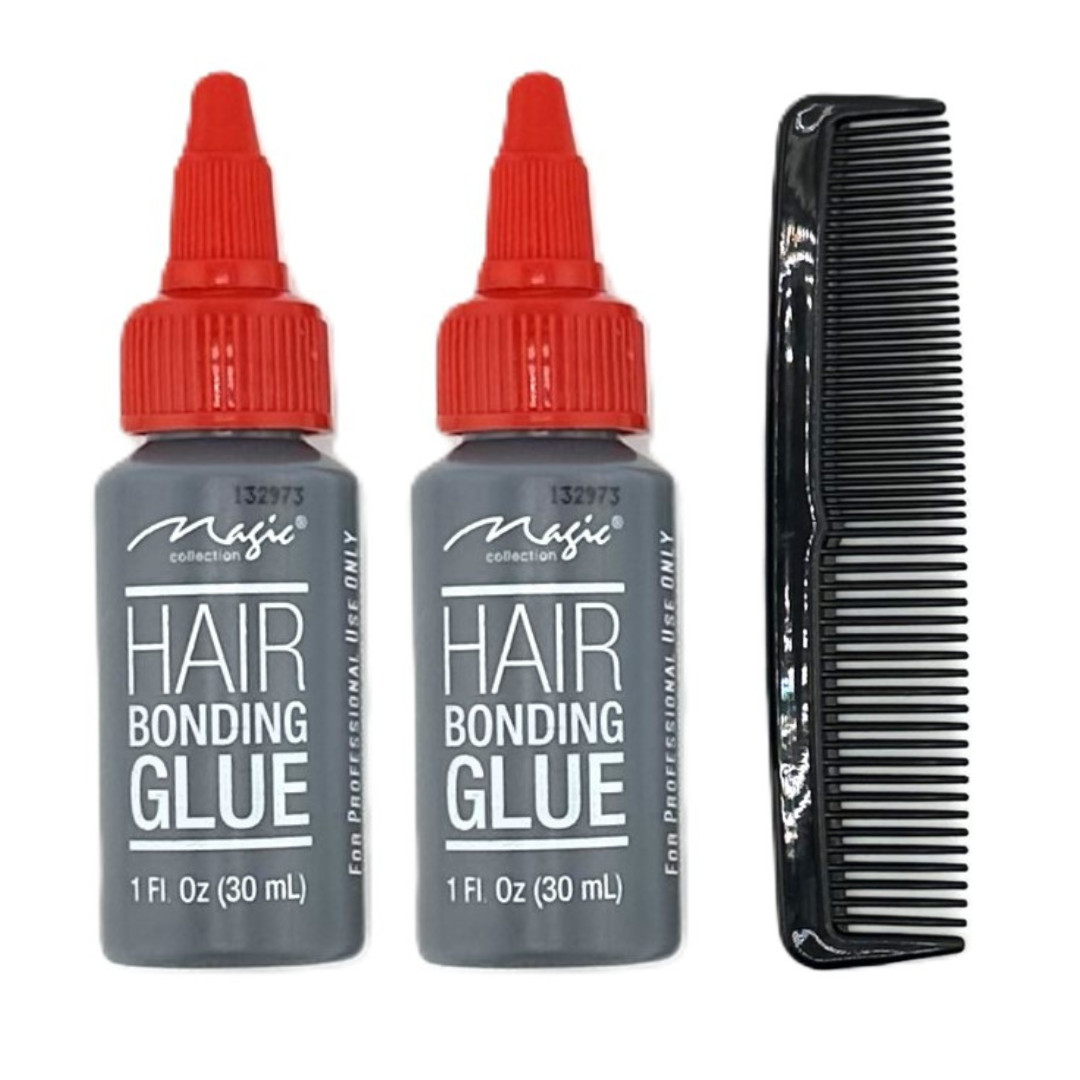 Hair Replacement Adhesive Invisible Wig Bonding Glue: 2pk Water Resistant