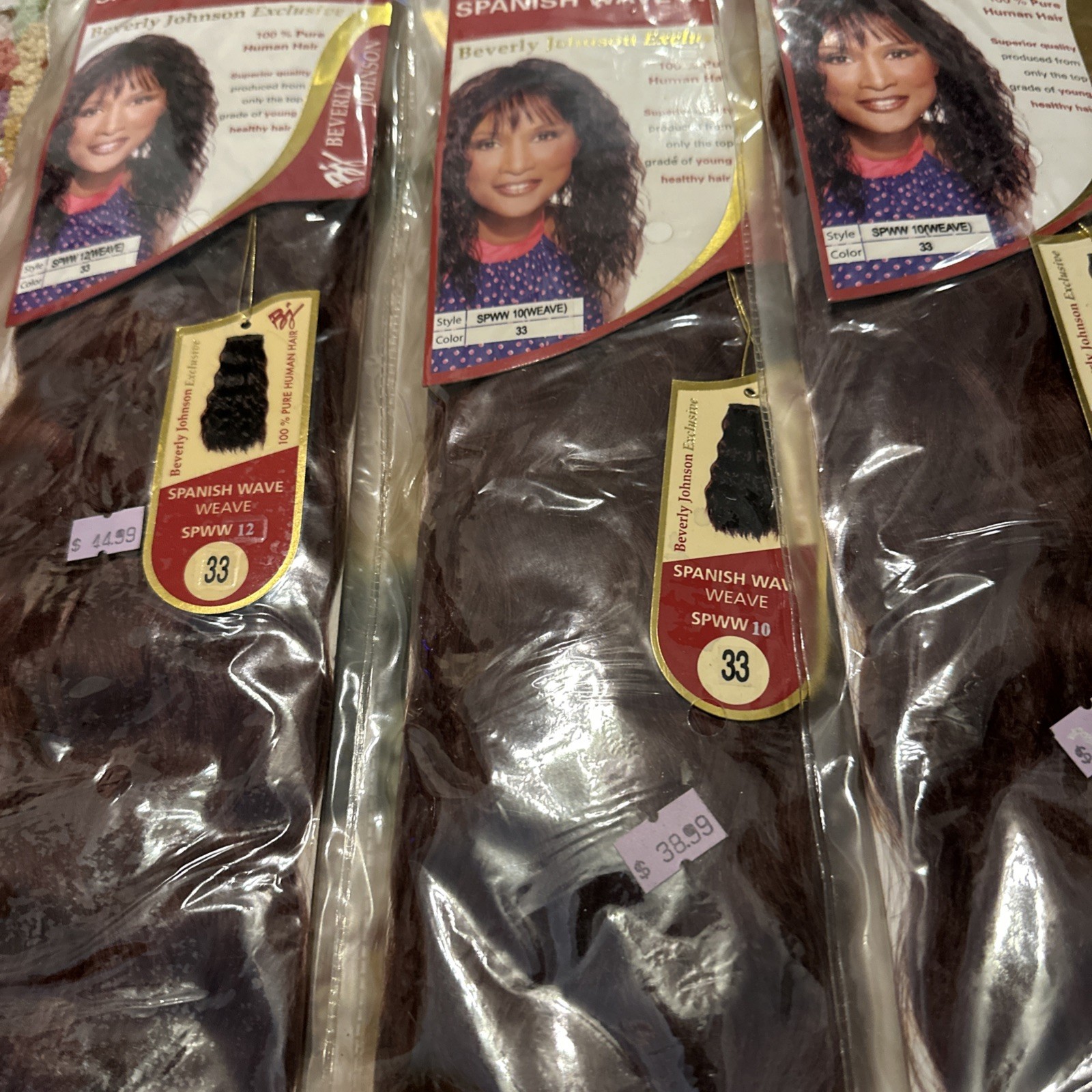 Beverly Johnson’s Spanish Weave 10 inch and 12 inches