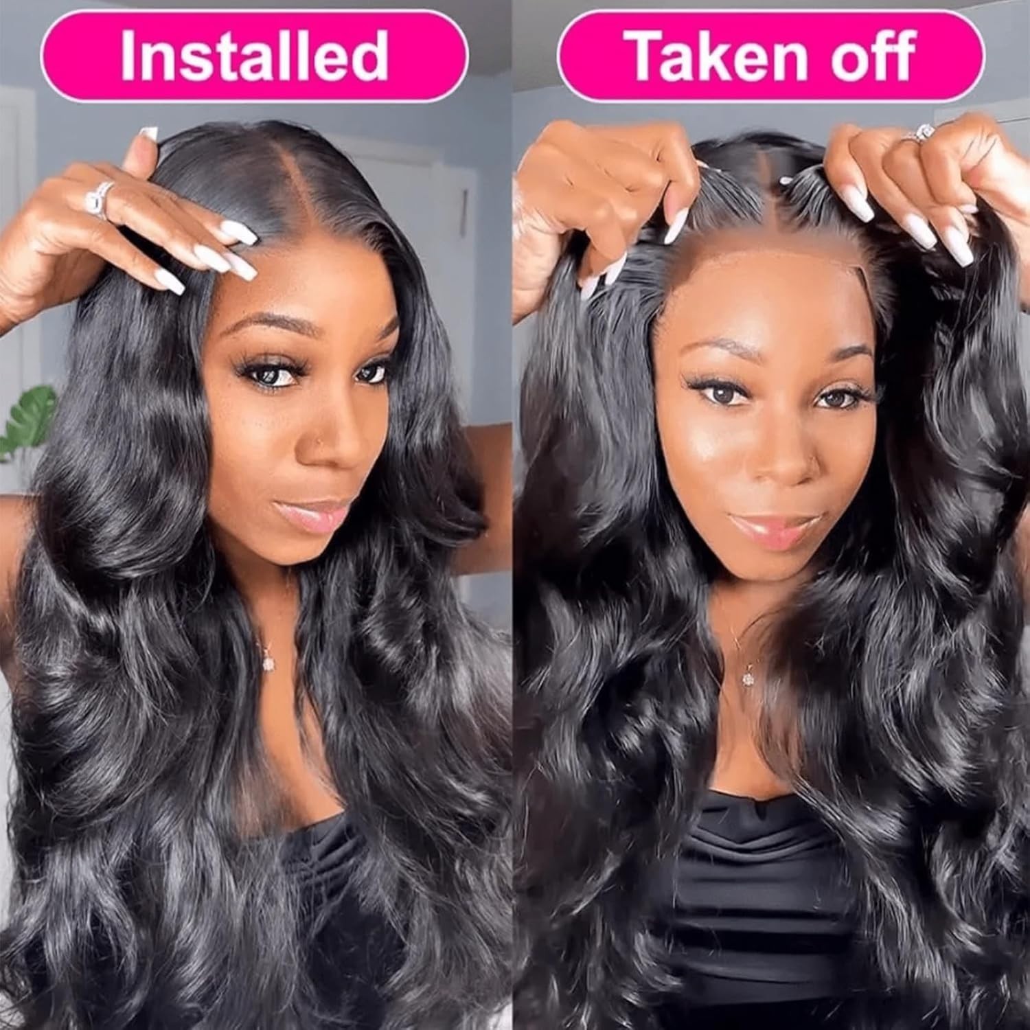 Pre Plucked Body Wave Wig 24 Inch, Ideal for Casual and Formal Events