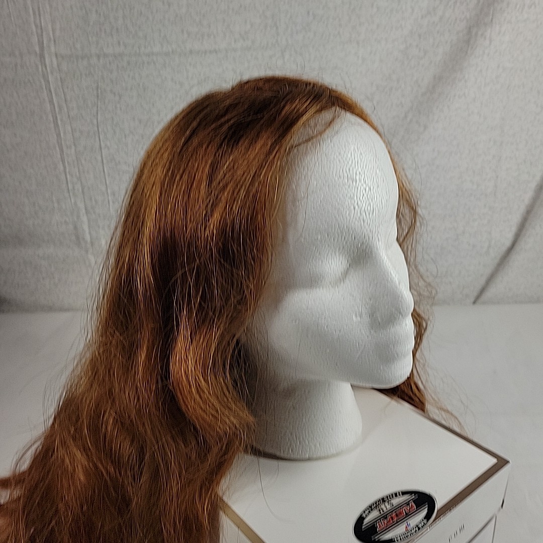 Envy Wig MAYA Synthetic Color Lighter Red Long Hair Box SZ S/M EUC