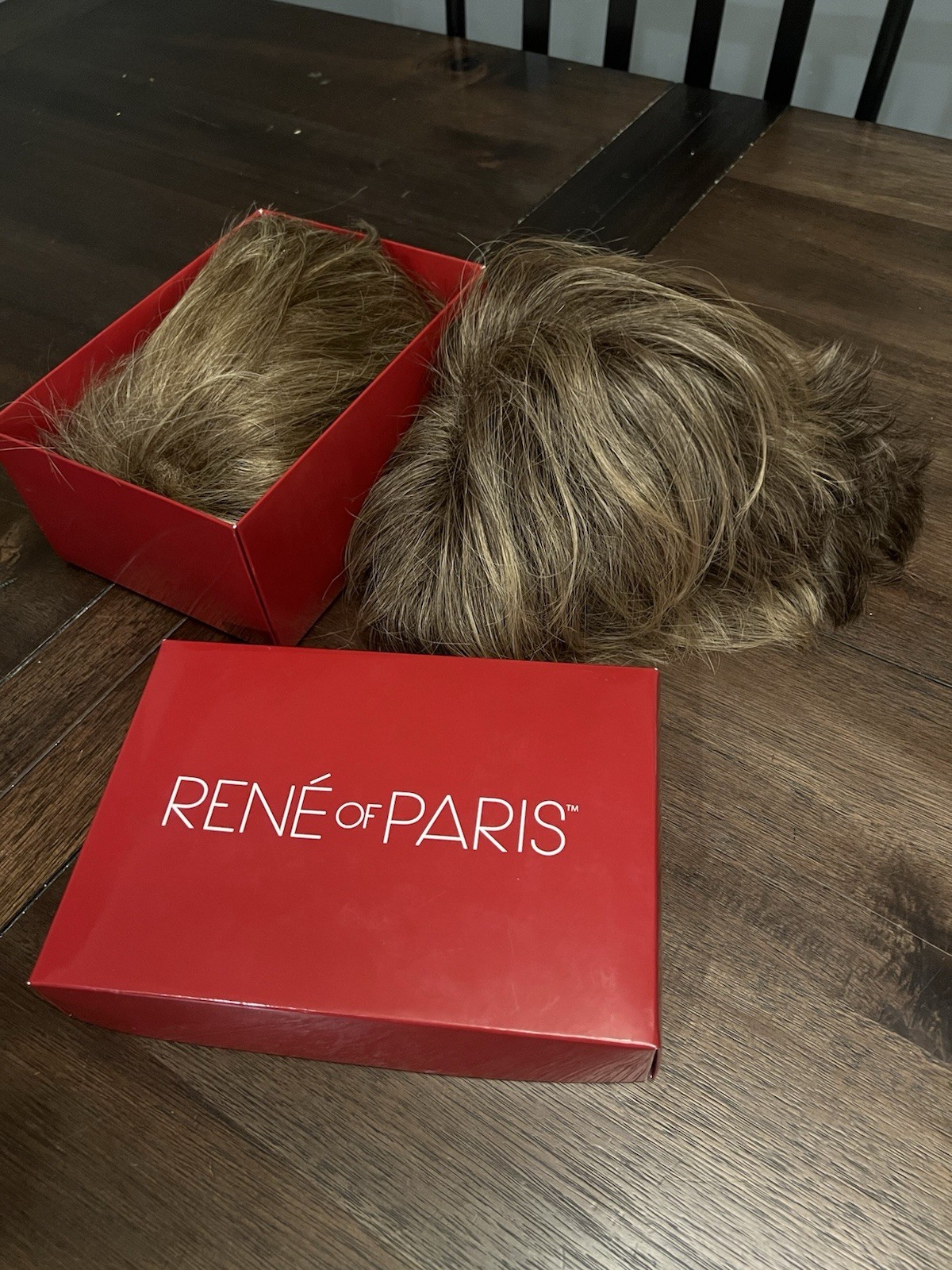 Rene of Paris Wig Lot Model 2368 Maple Sugar & 2318 Marble BRN