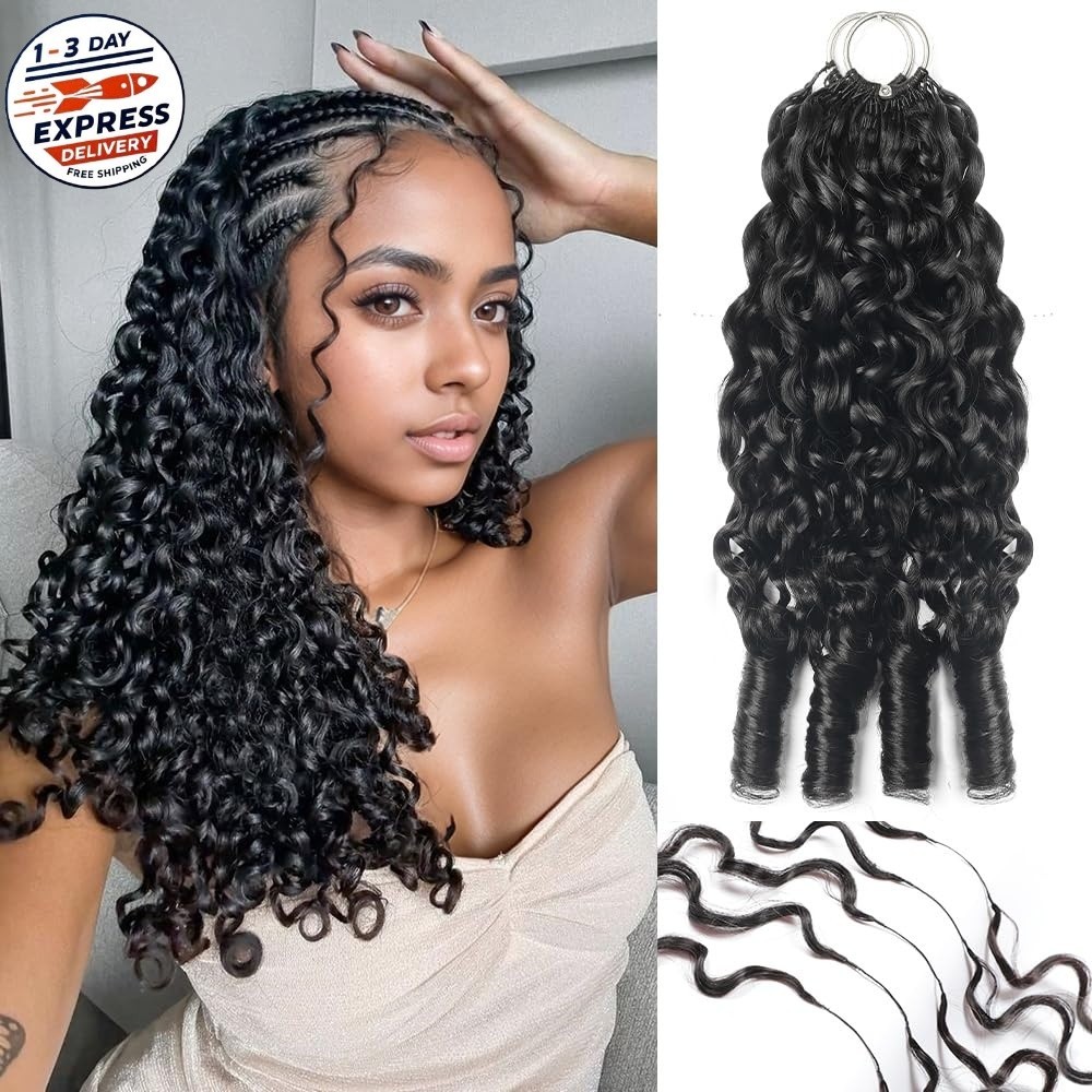 Extensiones de cabello humano rizado birmano de 45 cm (18 pulgadas), 50 g