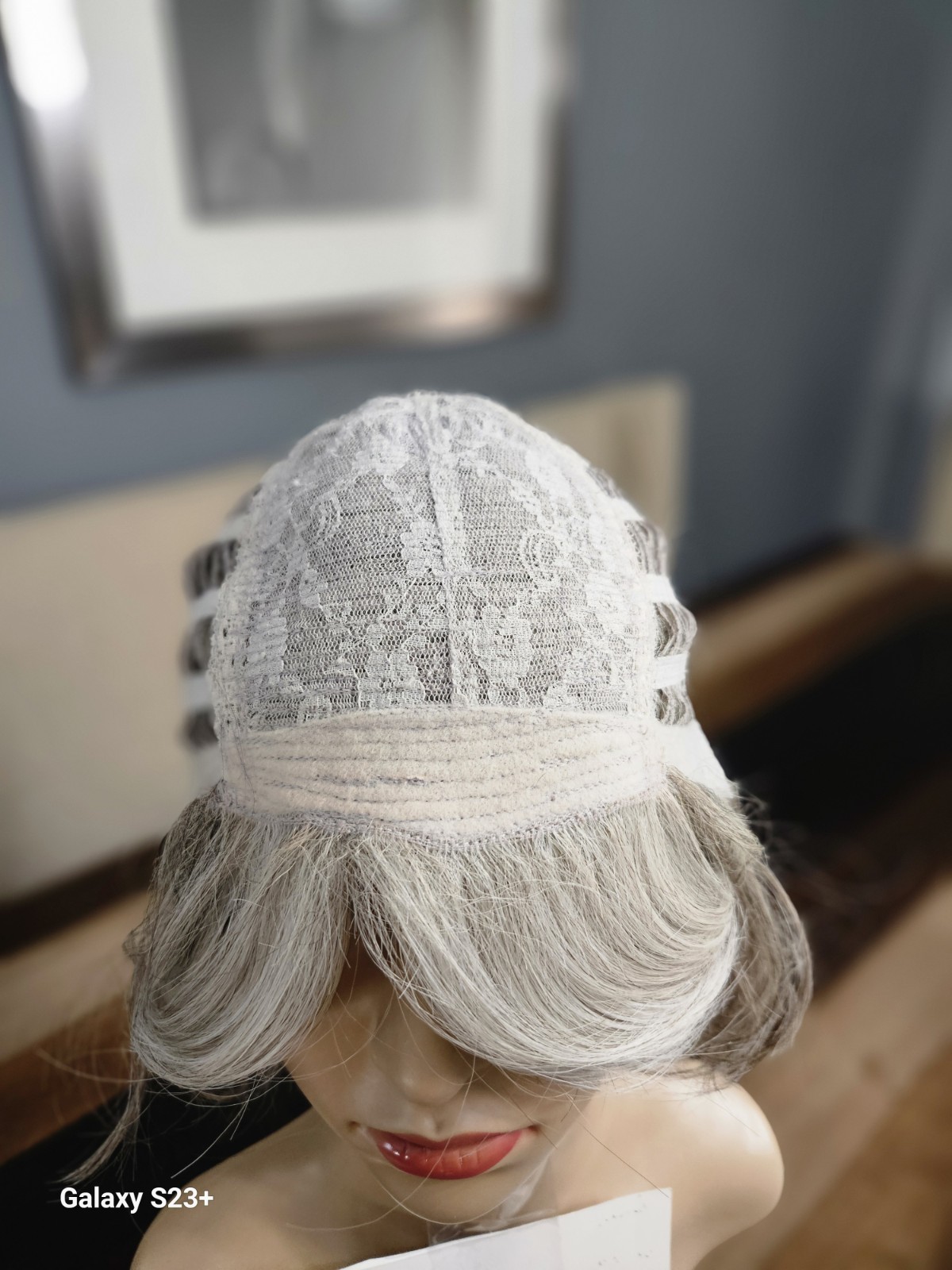Rene of Paris Layered Wavy Synthetic Wig Gray Classic Cap Heat-Resistant Women