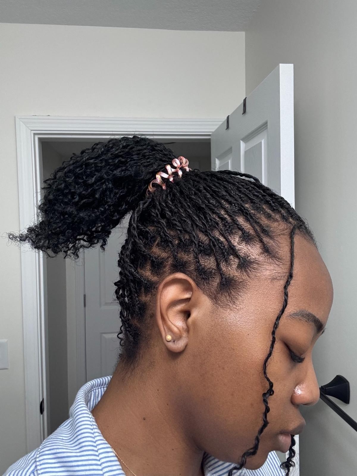 100% Afro kinky Human Hair Bulk, Twist, Braids, Dreads, 12” 14” Natural Gold.