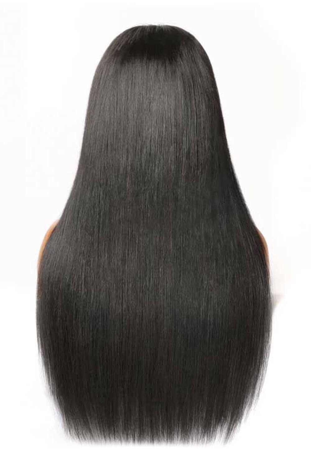 100% Human Hair 13×4 Lace Frontal Wig 18-32inches Natural Straight