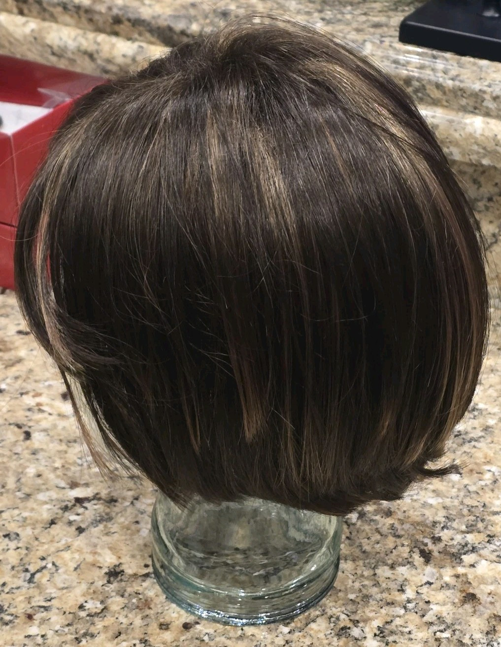 Rene of Paris Audrey Wig Ginger Brown Marble See Photos