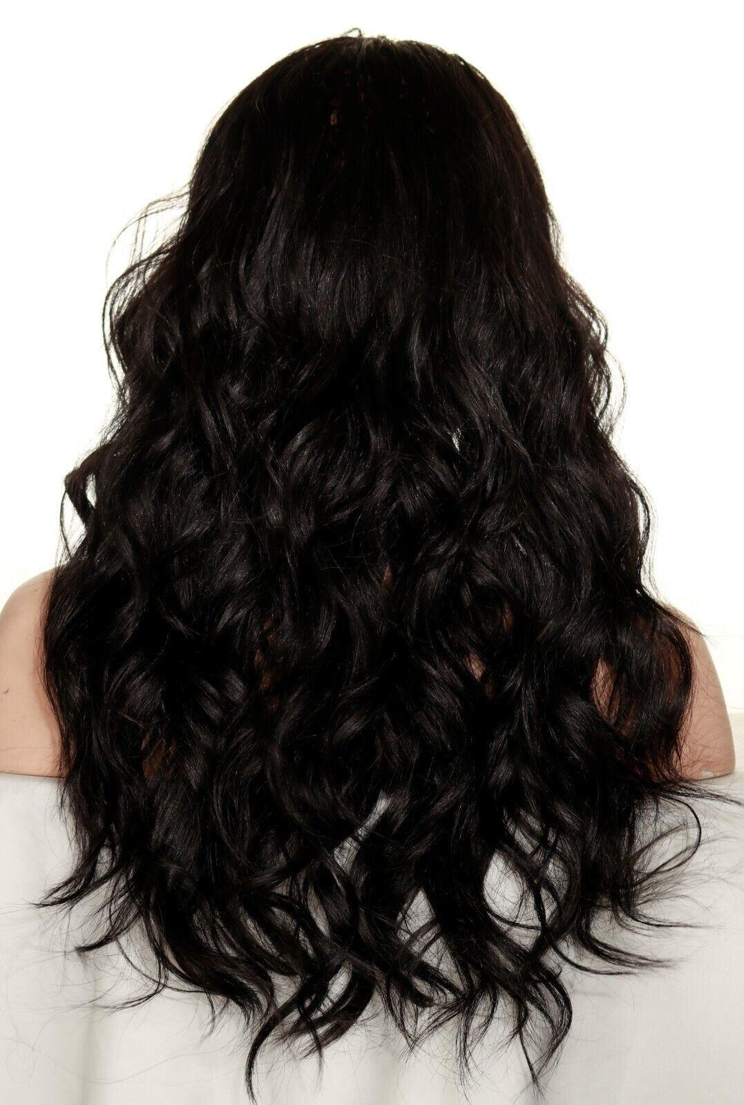 LACE FRONT HAND TIED HEAT FRIENDLY WIG EXQUISITE SENSUAL COLOR #2 #1471