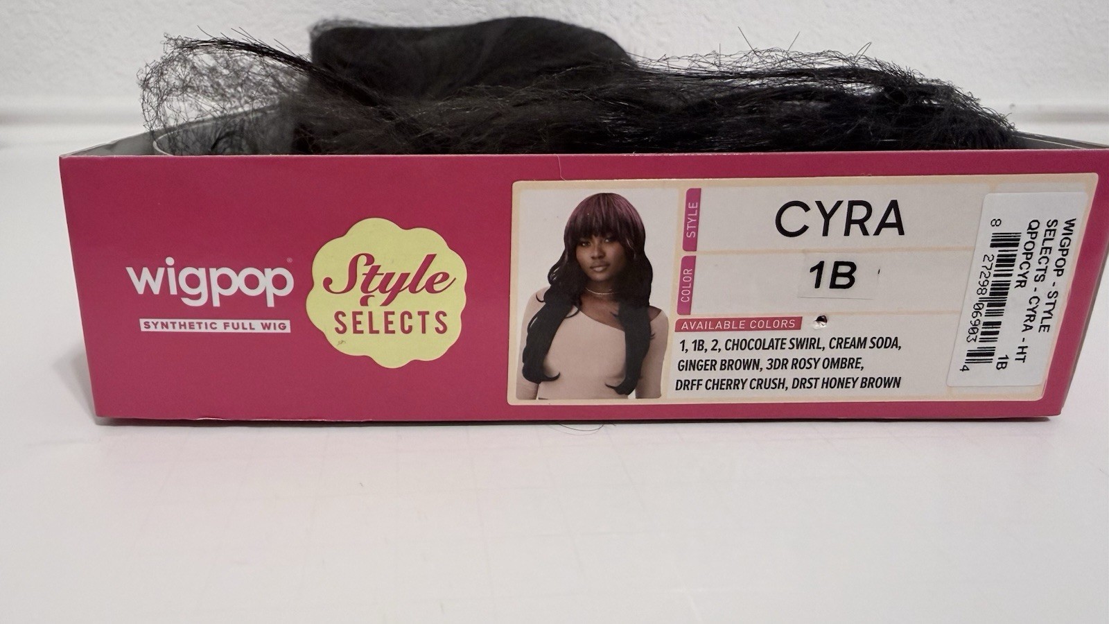 Wigpop – Style Selects – Cyra (OFF BLACK 1B) “never-worn wig”