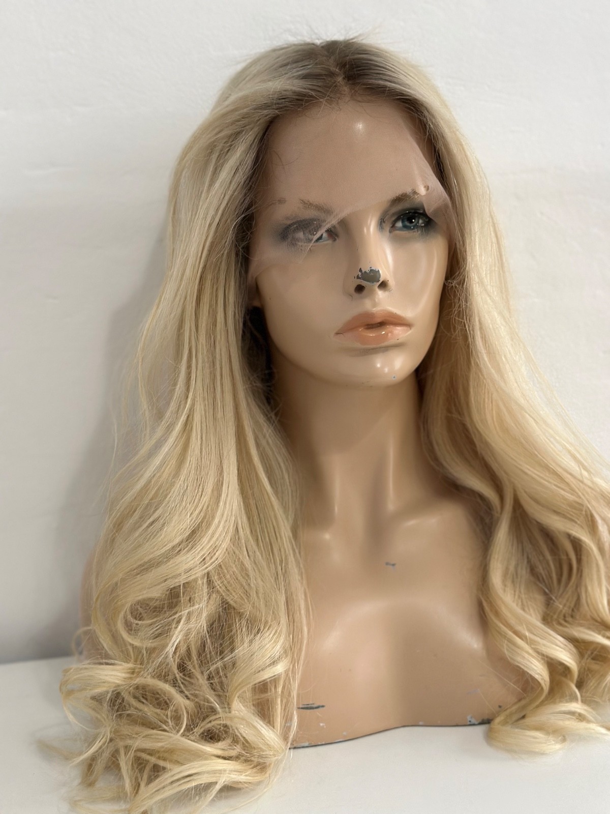 Blonde Lace wig , 100% human hair lBrand New ROOTED 20” custom order