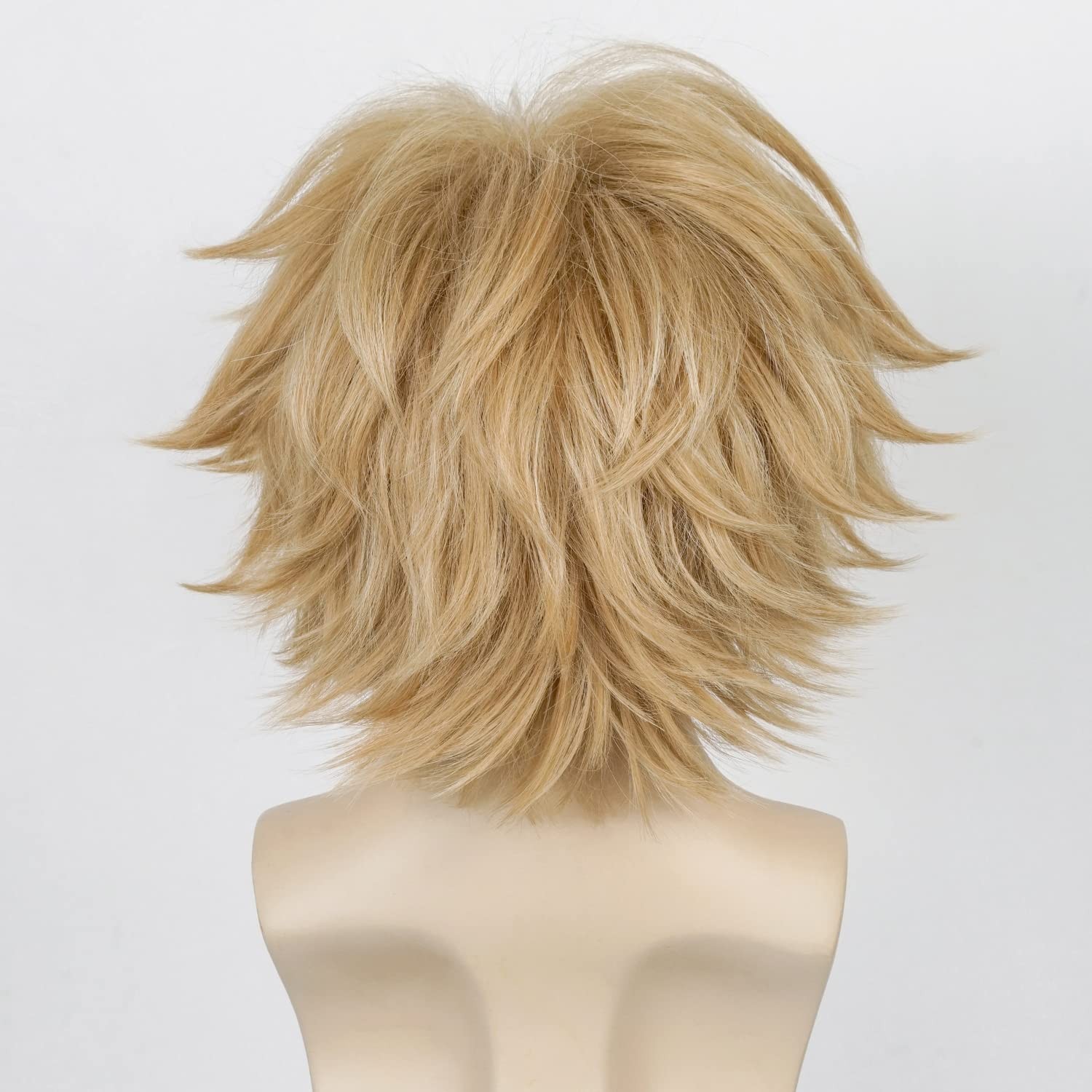 Alacos Unisex Cosplay Short Straight Hair Wig Women Men Anime Comic Con Party…