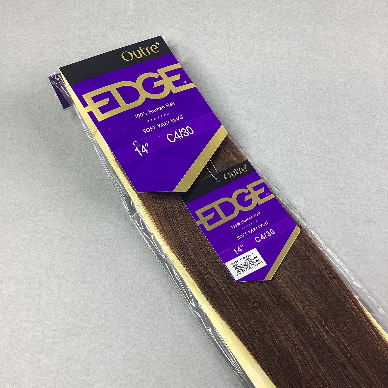 Outre EDGE 100% Human Hair Extensions 14″ Soft Yaki WVG C4/30