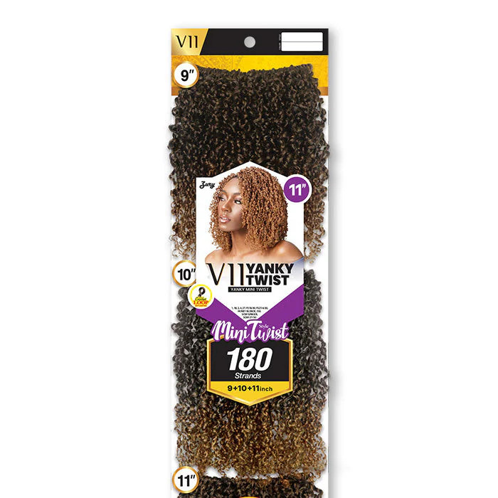 Zury Sis V11 Mini Twist Crochet Loop Braids – YANKY TWIST 9″/10″/11″