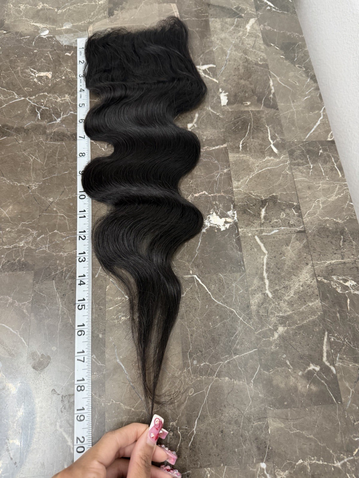 18” Body Wave 5×5 Real HD Lace Closure, human hair lace front closure