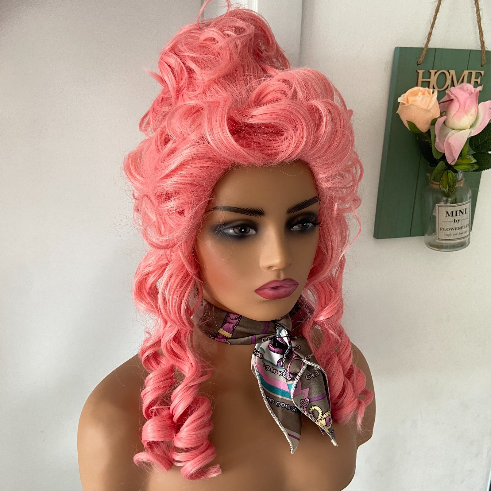 18th Century Baroque Marie Antoinette Wigs Ladies Adult Halloween Cosplay Wig