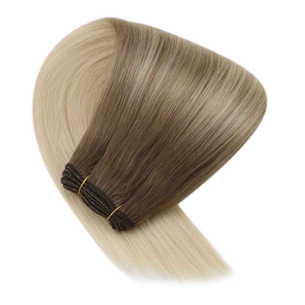 Sunny Hair WEFT 18in Light Brown Balayage Blonde Extensions HW_BA8A-60_100G4