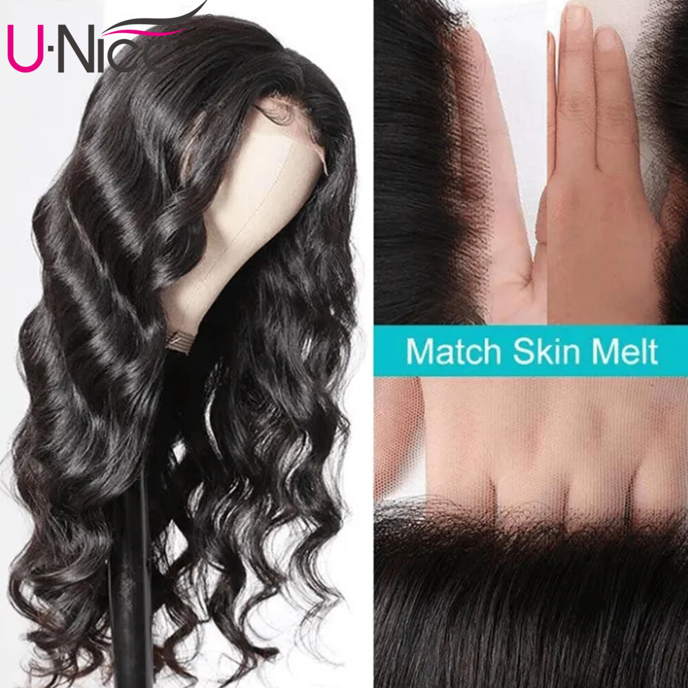 Cambodian Body Wave HD Transparent 13×4 HD Lace Front Human Hair Wig Pre Plucked