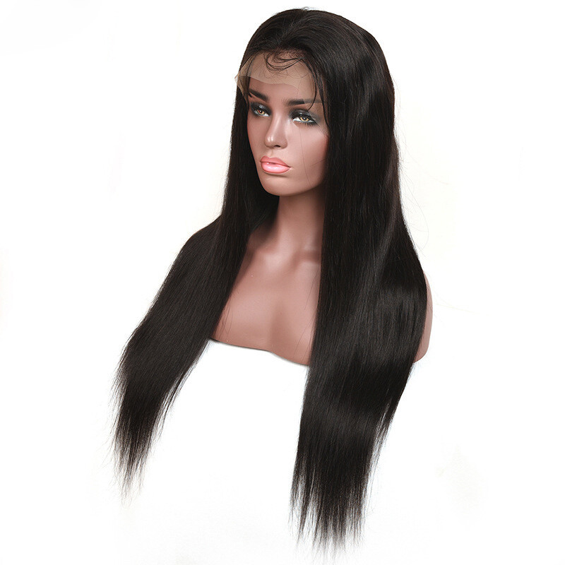 Brazilian 100% Human Hair 13*4 Lace Front Wig Silky Straight Body Wave 10-34inch