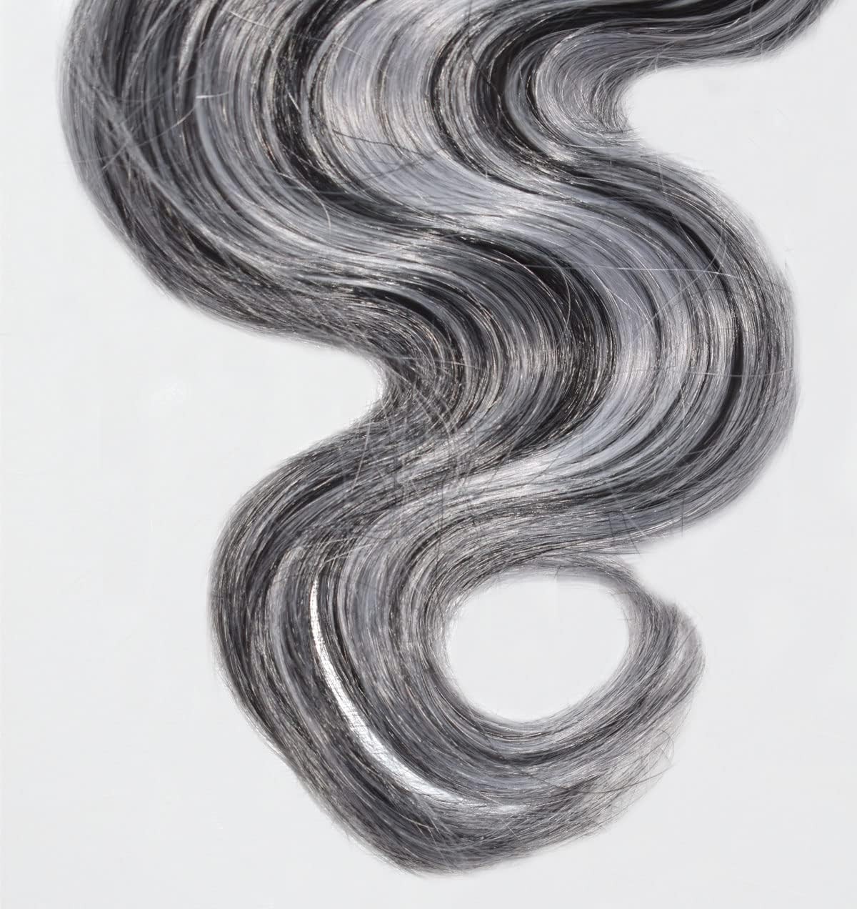 Condescension 300G P1B/Grey Human Hair Bundles 10 12 14 Inch Body Wave
