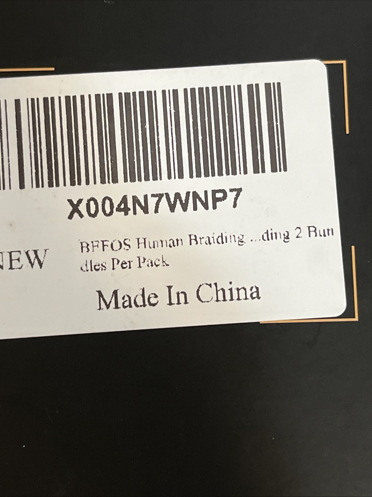 2x Beeos 100% Remy Human Hair Bulk 20”Deep Wave 2 Rundles Per Pack Braiding #99J