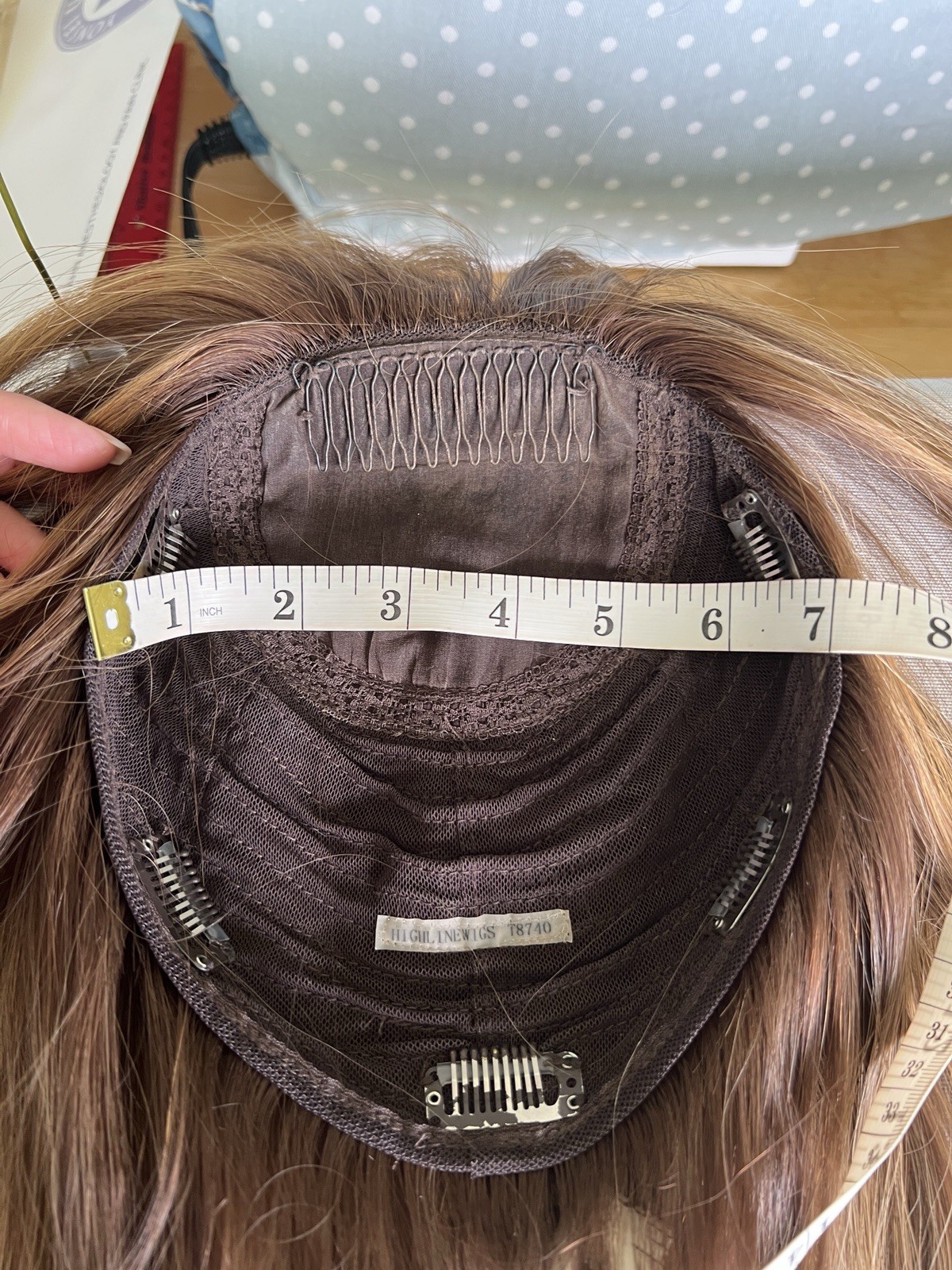 Highline Wigs Human Hair Clip-In Topper silktop Layered 20in
