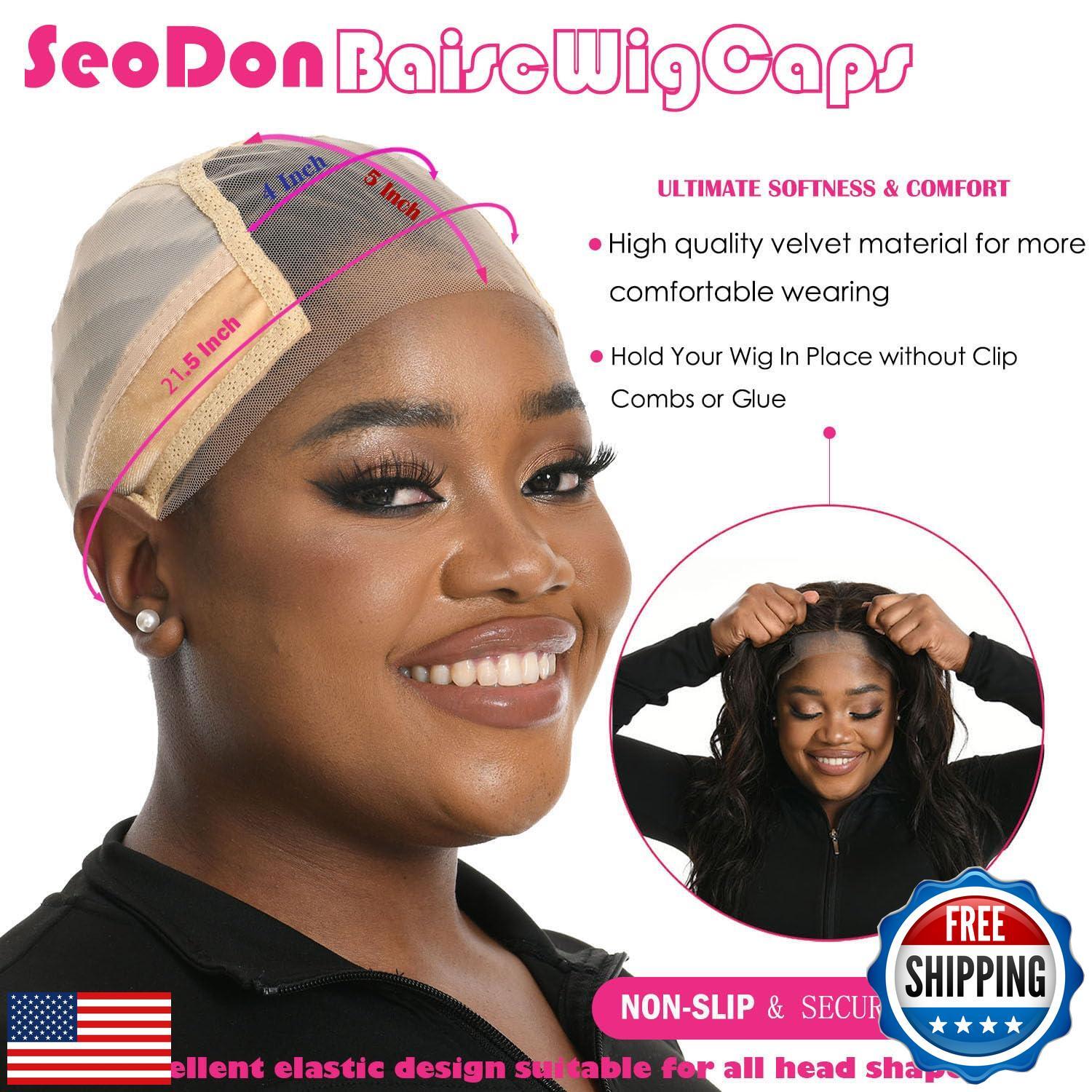 Lace Wig Grip Cap for Women 4×5 Transparent Lace Wig Caps Non Slip Wig Grippe