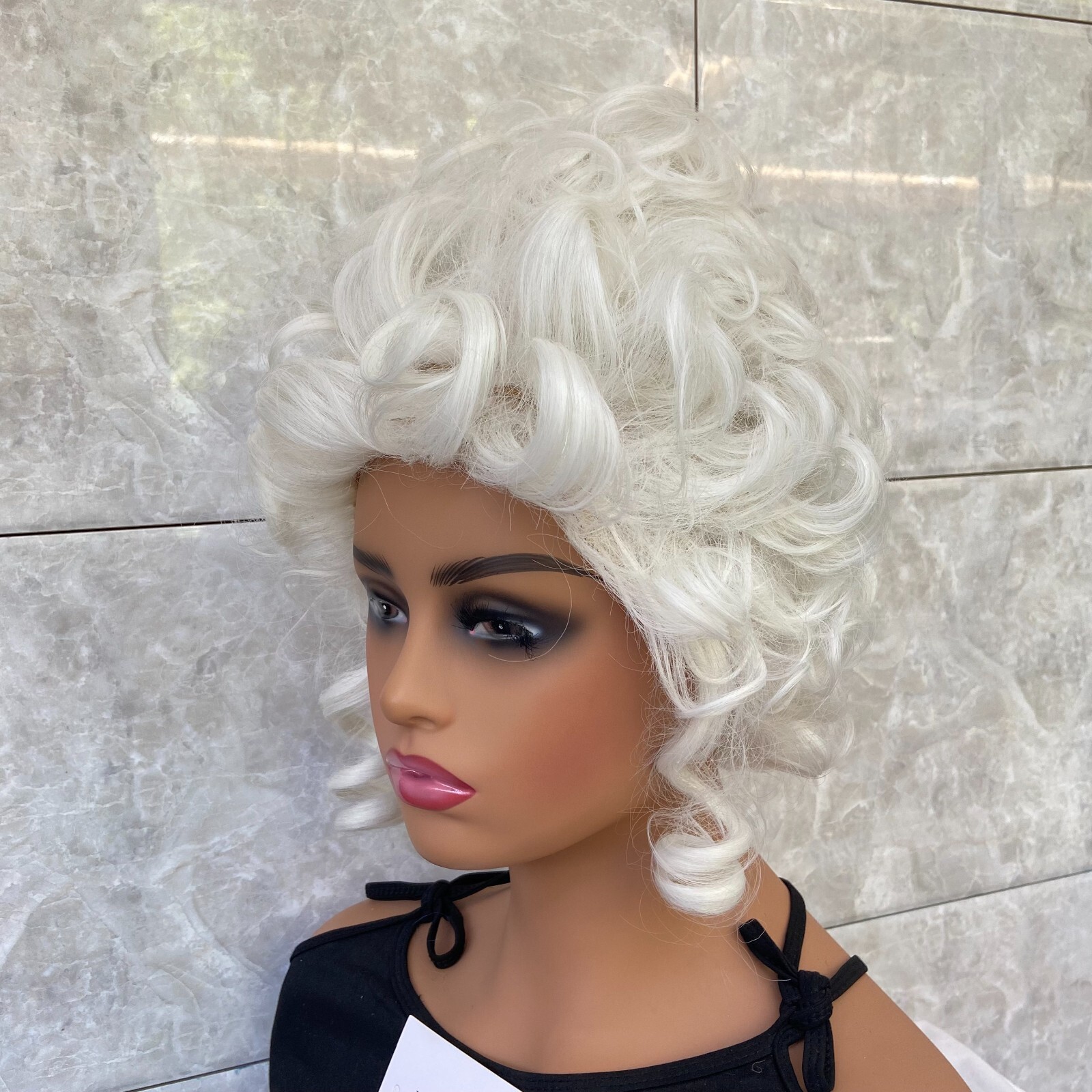 Marie Antoinette Synthetic Hair Cosplay Wig Princess Medium Curly Heat Resistant