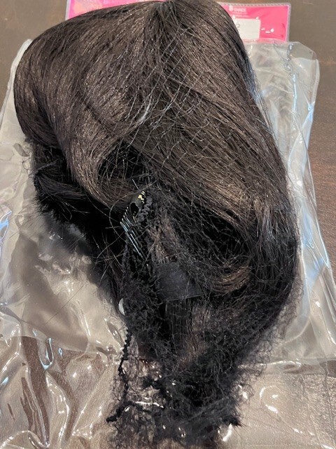 New Born Free Cutie Collection Wig Black Angled Bob CT01