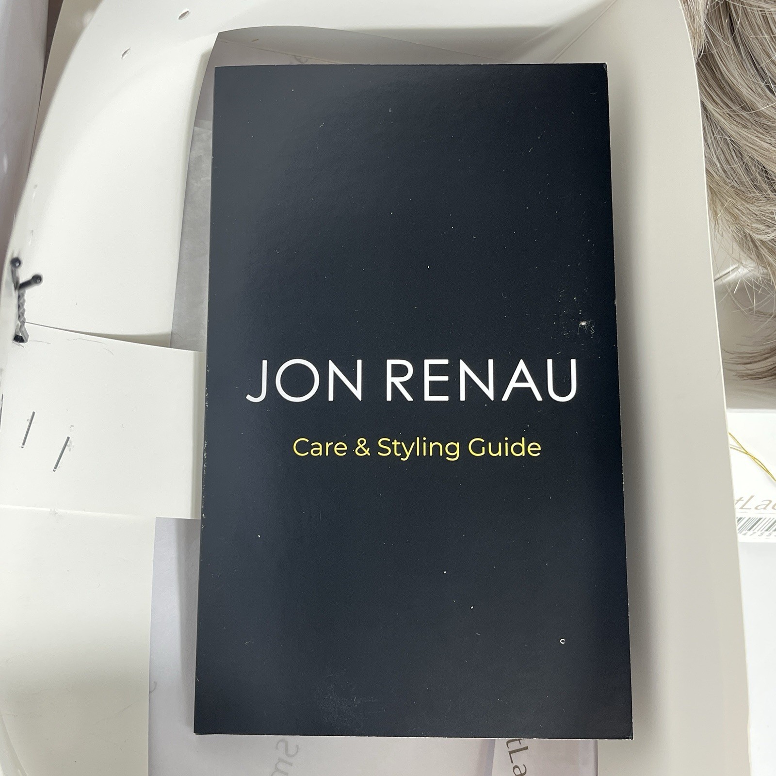 Jon Renau NAOMI Wig SmartLace HD Heat Defiant Shag Grey Blonde Mix 56F51 Box