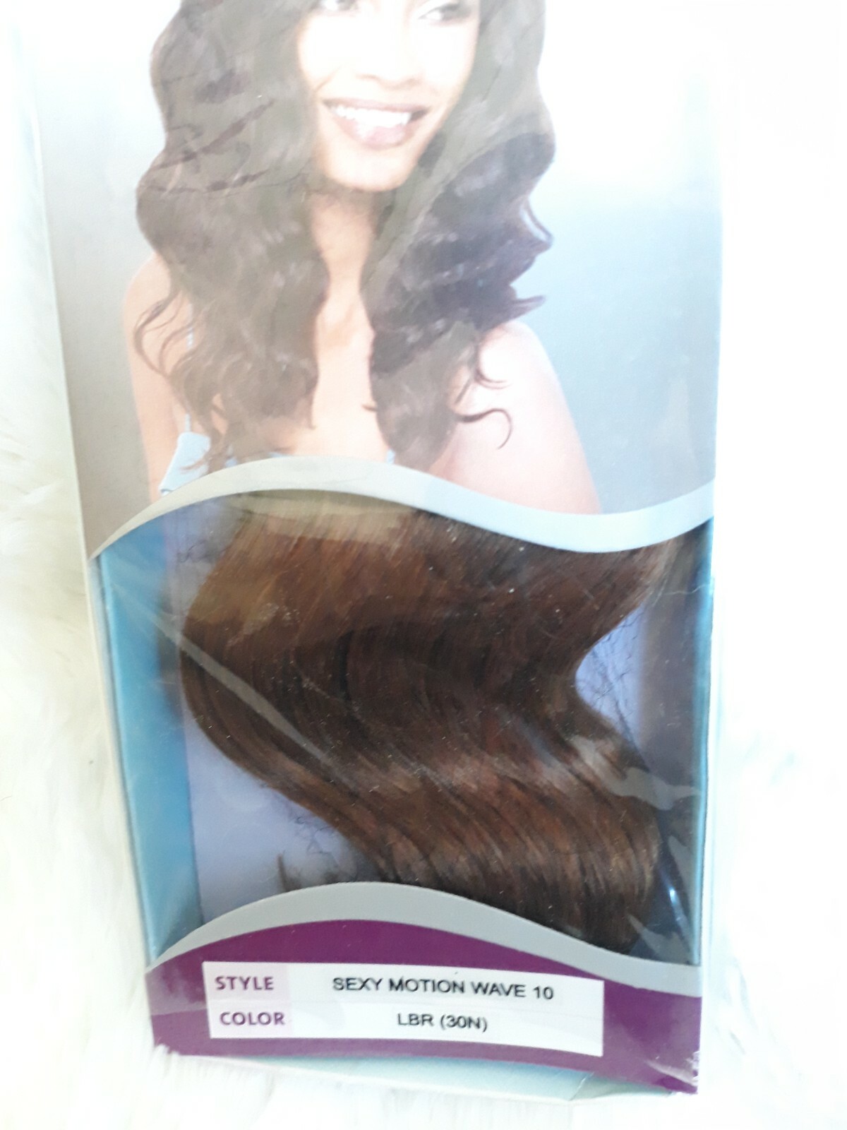 PREMIUM NATURAL INDIAN 100% HUMAN HAIR, OUTRE -SEXY MOTION WAVE 10″ LBR (30N)