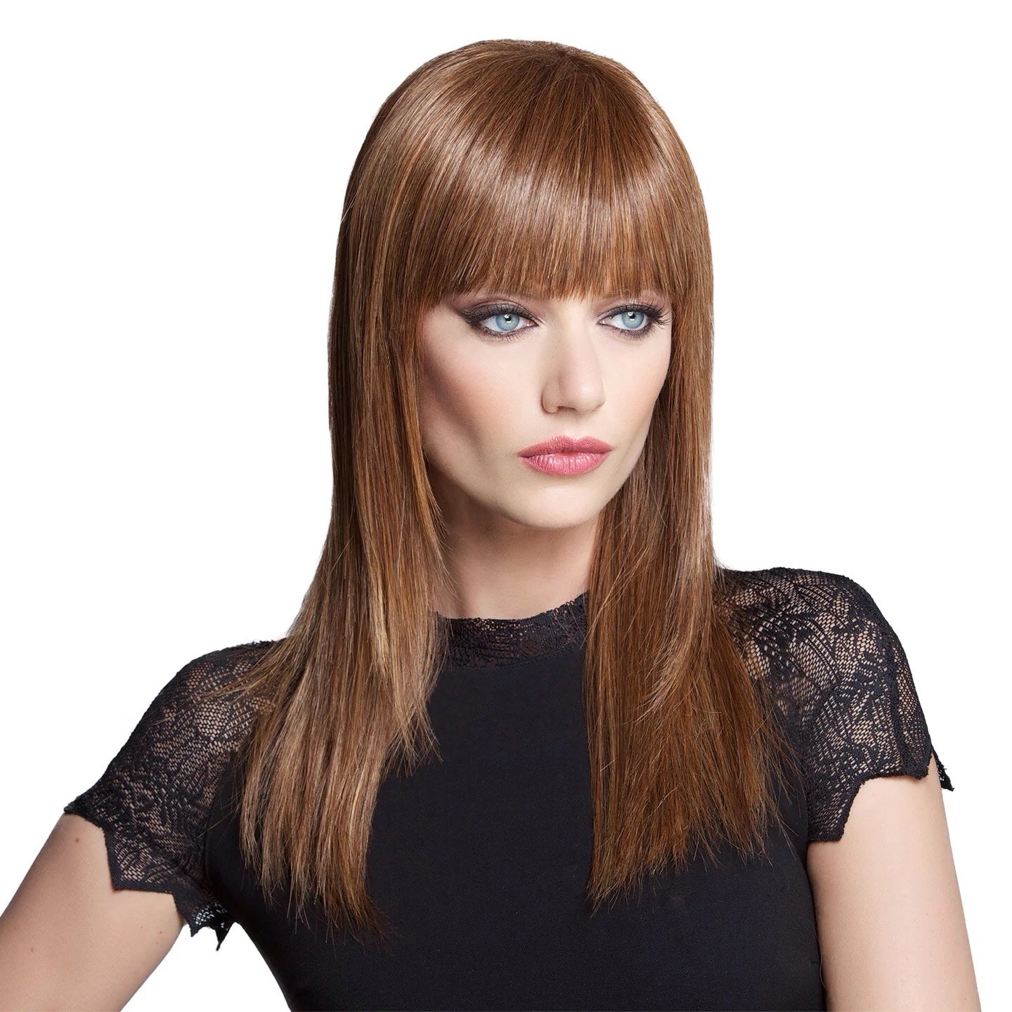 NEW IN BOX TRESSALLURE WIG CC1101- SLEEK and STRAIGHT BERRY CREAM 27/25/88 SUN