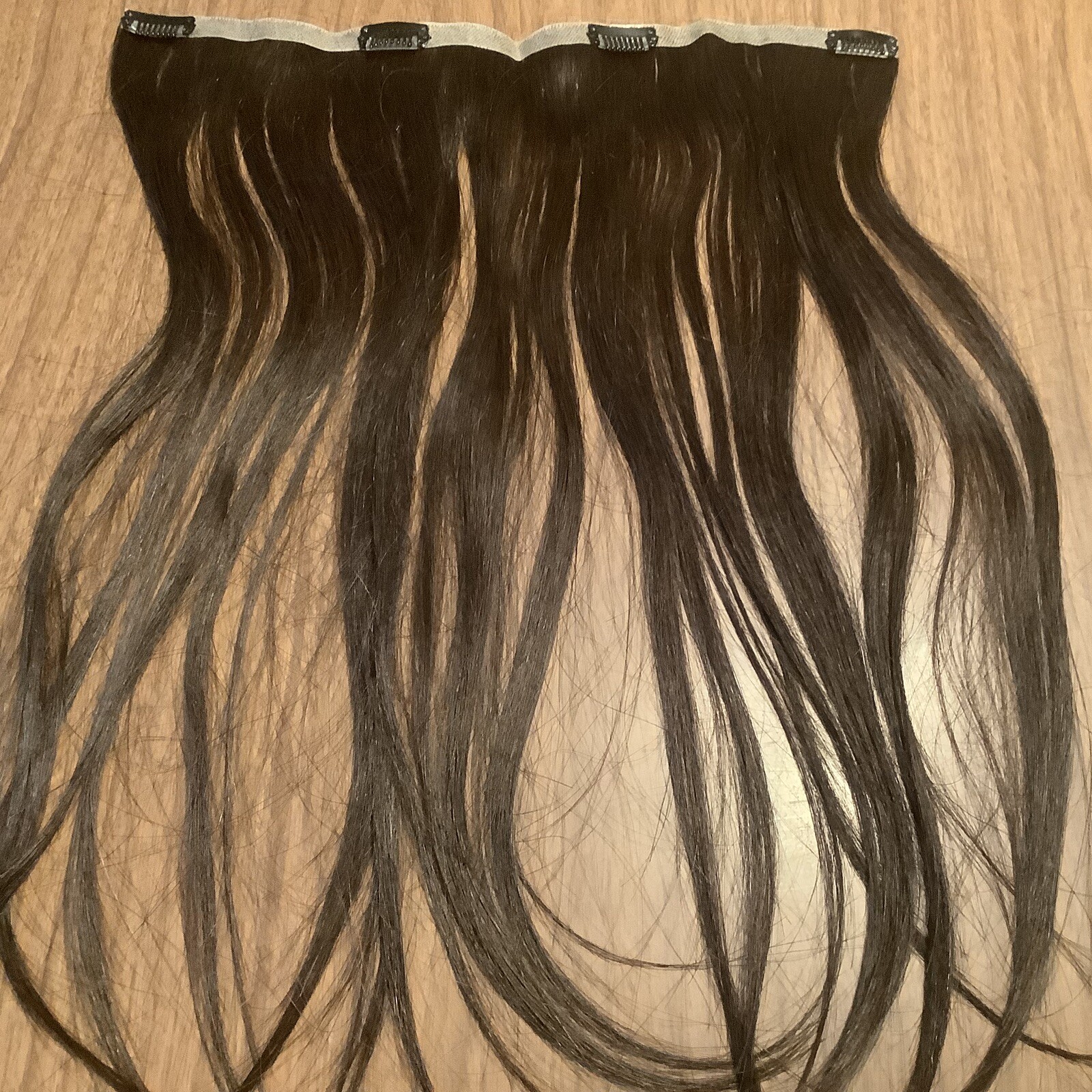 Bohyme 100% Remi Human Hair hand tied skin weft clip in 18 inches Brown #2