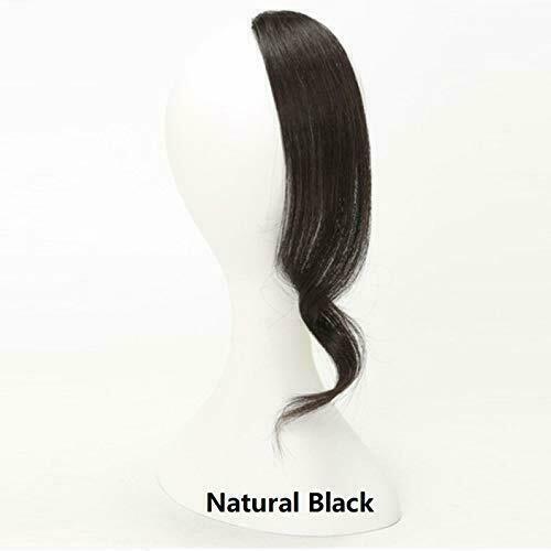 Wavy Side Bangs 100% Remy Human Hair Fringe Front Bangs Clip in Hair Extensions