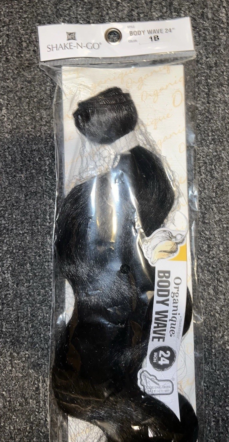Shake-N-Go ORGANIQUE BODY WAVE 24″ Hair 1B