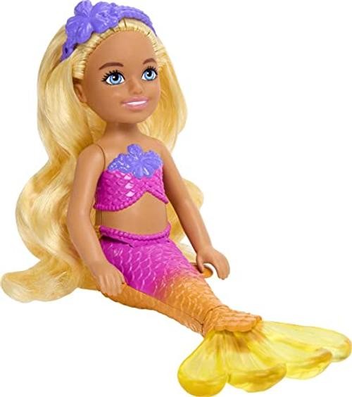 Barbie Dreamtopia Chelsea Mermaid Small Doll with Removable Hair Blonde Mermaid