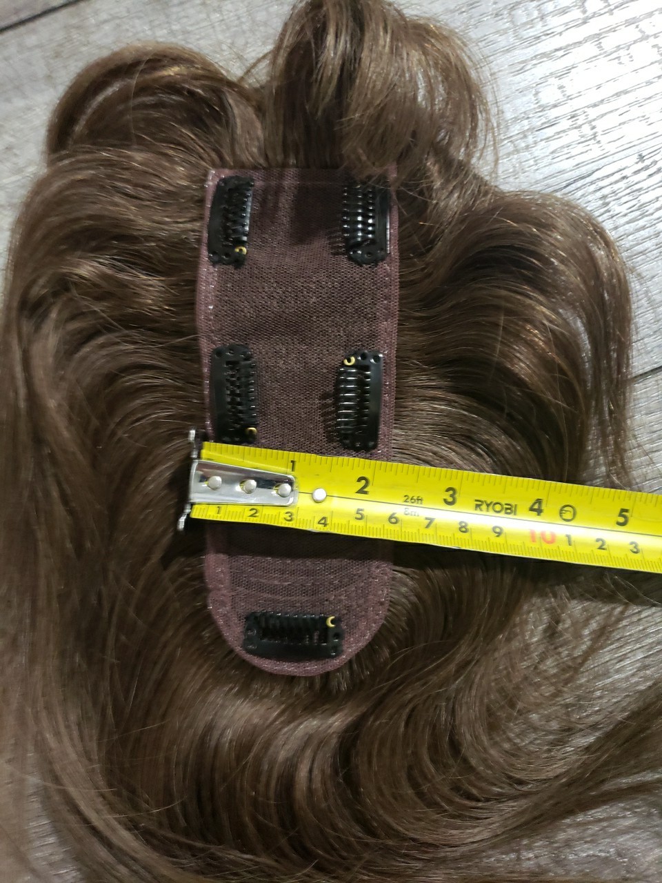 Rich Choices Hair Topper Women Real Human Hair 360°3D Clip in 10 Inch #02 Brown