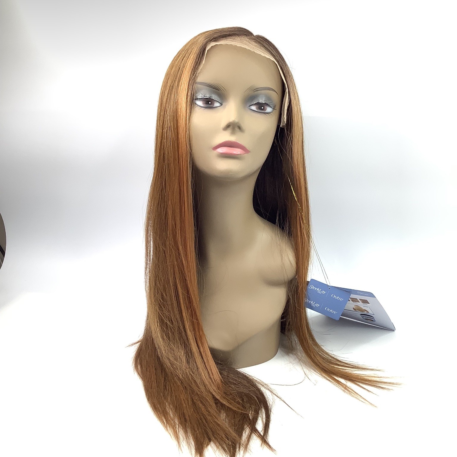 Outre SleekLay NOALANI Lace Front Wig 3DRFF Amber Blonde Straight