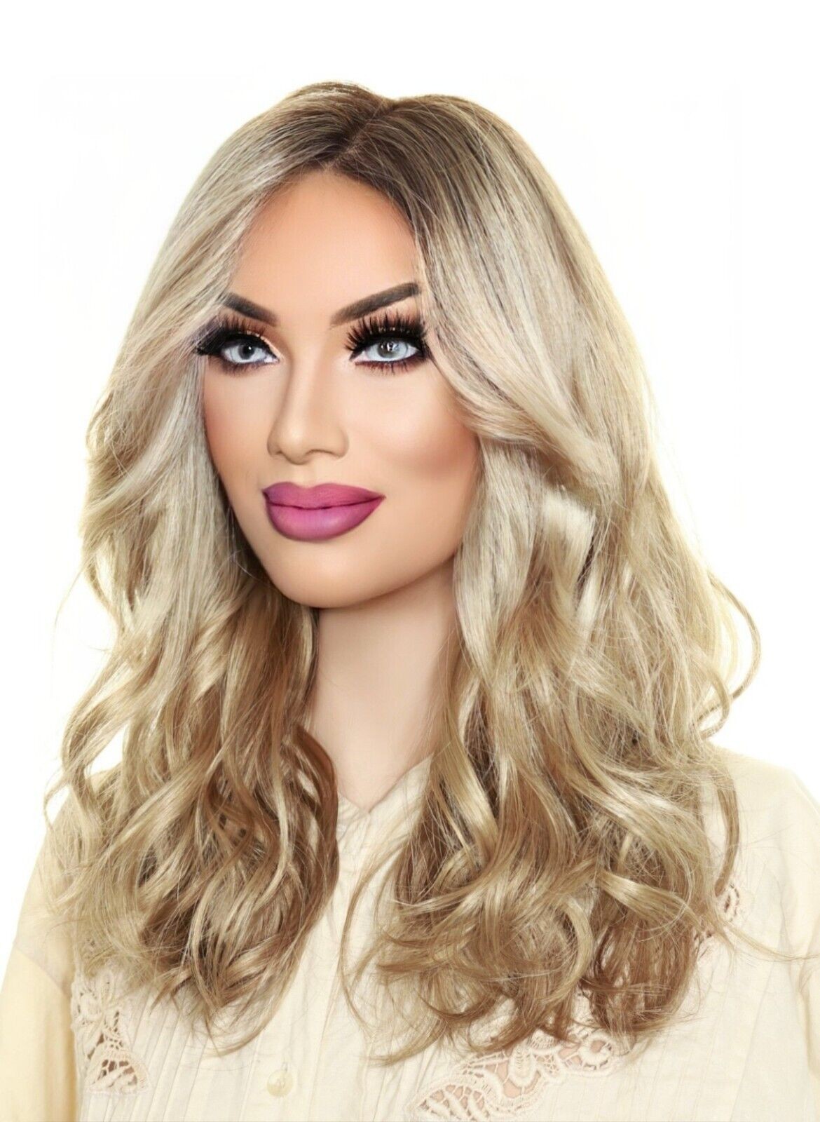Bryce | Jon Renau Wigs | Lace Front MonoPart | Venice Blond | 22F16S8