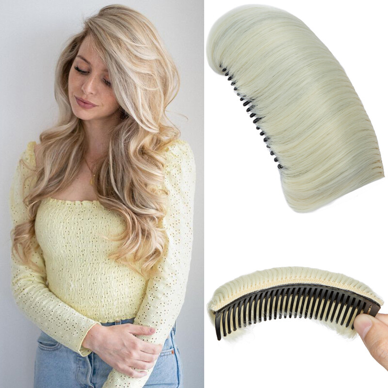 Women Hair Extension Synthetic False Hair Fluffy Hair Pad Styling Tool Hair Bun