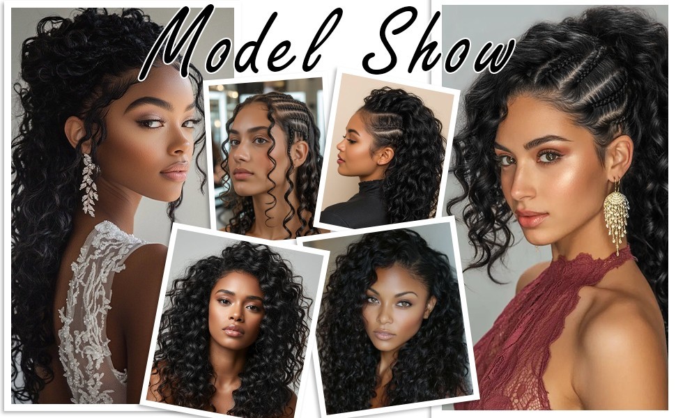 22-24″ 60g Human Hair Crochet Deep Wave for Black Women Miracle Knots 30 Strands