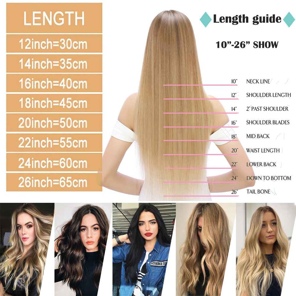 AAA+ 1g THICK Micro Ring Loop Tip Beads Remy 100% Human Hair Extensions Black US