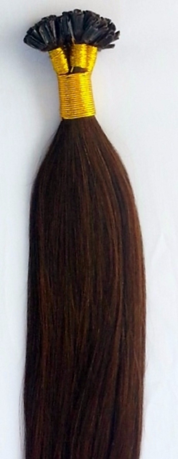 18″ 100grs,100s,U Tip (Nail Tip)Fusion Human Hair Extensions 3 Medium Dark Brown