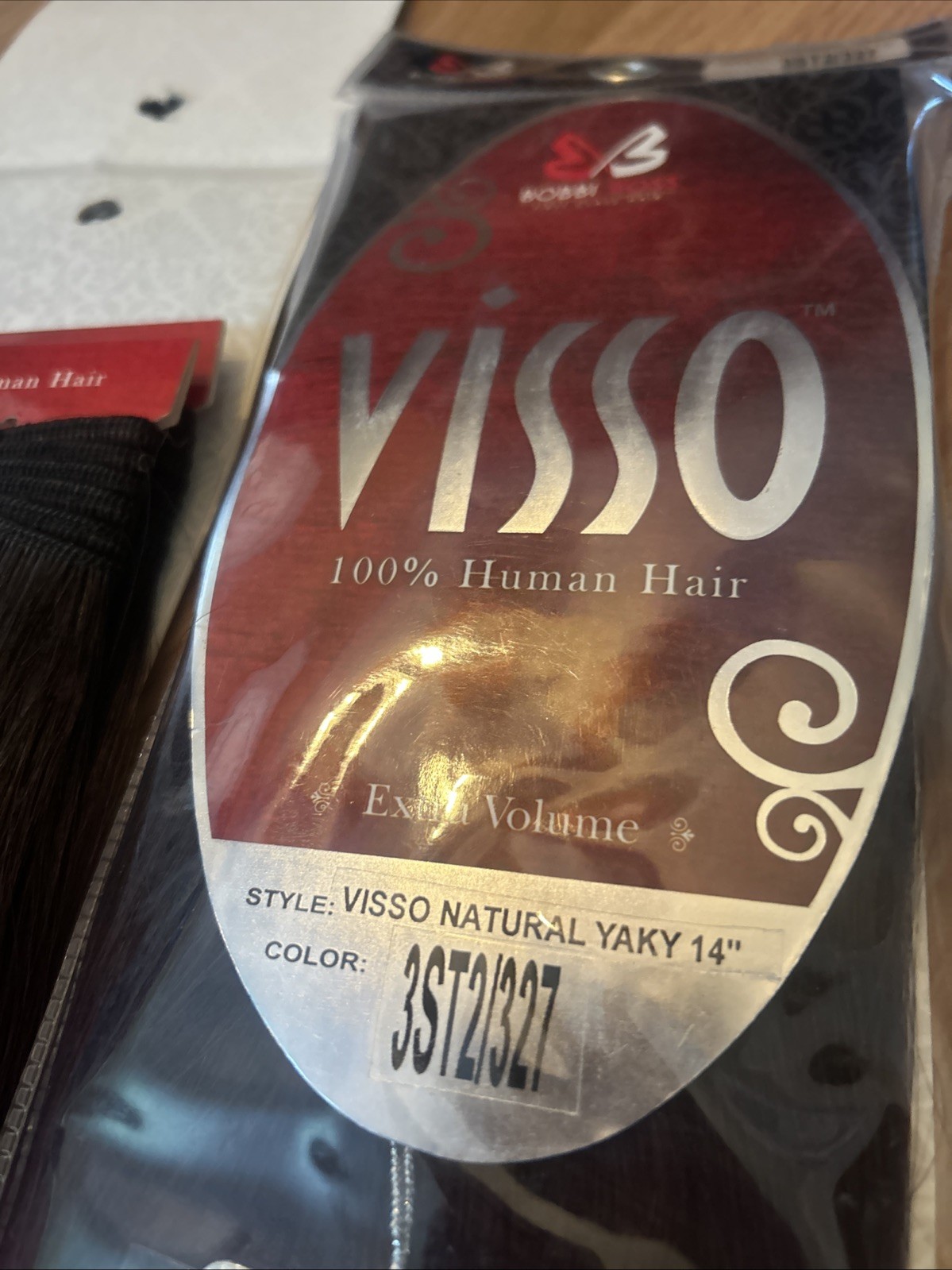 100% Human Hair Ext. 14”inch. Color #3ST2/327. 1 Pack For $35